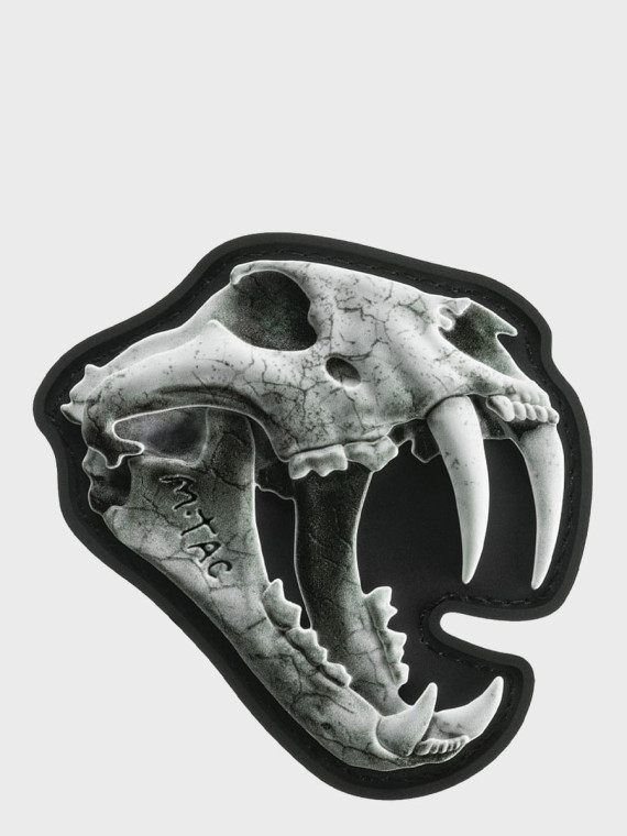 M-TAC Naszywka 3D Old Tiger PVC Biała