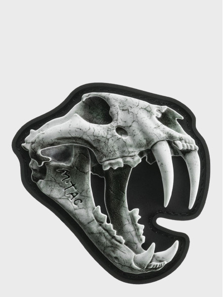 M-TAC Naszywka 3D Old Tiger PVC Biała