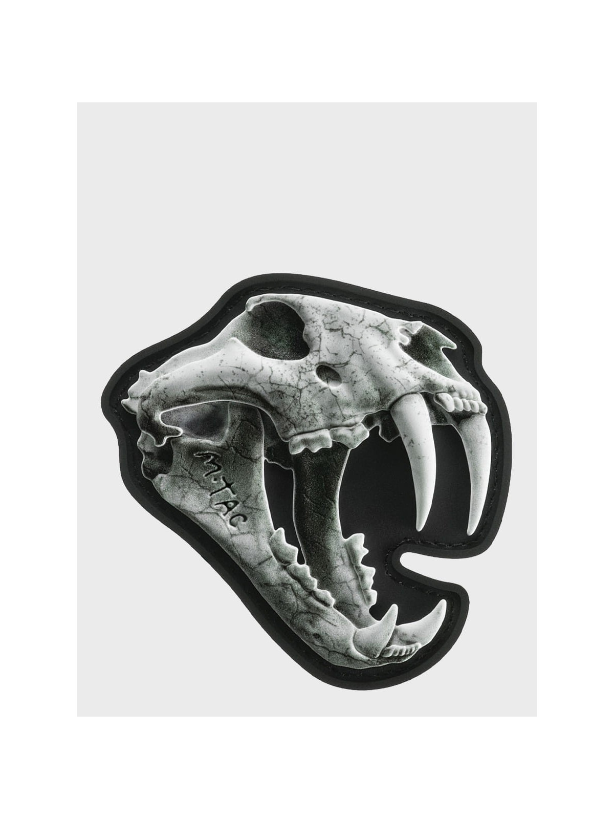 M-TAC Naszywka 3D Old Tiger PVC Biała