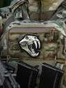 M-TAC Naszywka 3D Old Tiger PVC Biała