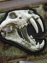 M-TAC Naszywka 3D Old Tiger PVC Biała