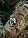 M-TAC Naszywka 3D Old Tiger PVC Biała