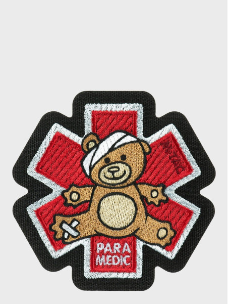 M-TAC Naszywka 3D Paramedic Miś Haftowana Brązowa