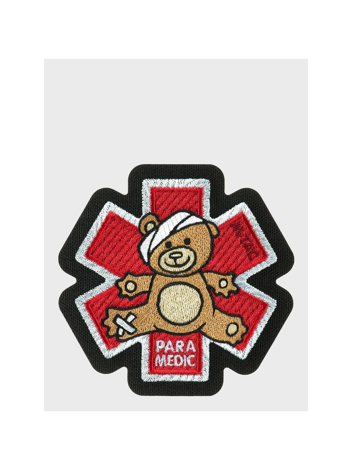 M-TAC Naszywka 3D Paramedic Miś Haftowana Brązowa
