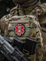 M-TAC Naszywka 3D Paramedic Miś Haftowana Brązowa