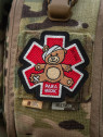 M-TAC Naszywka 3D Paramedic Miś Haftowana Brązowa