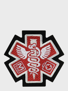 M-TAC NASZYWKA PARAMEDIC HAFTOWANA CZERWONA
