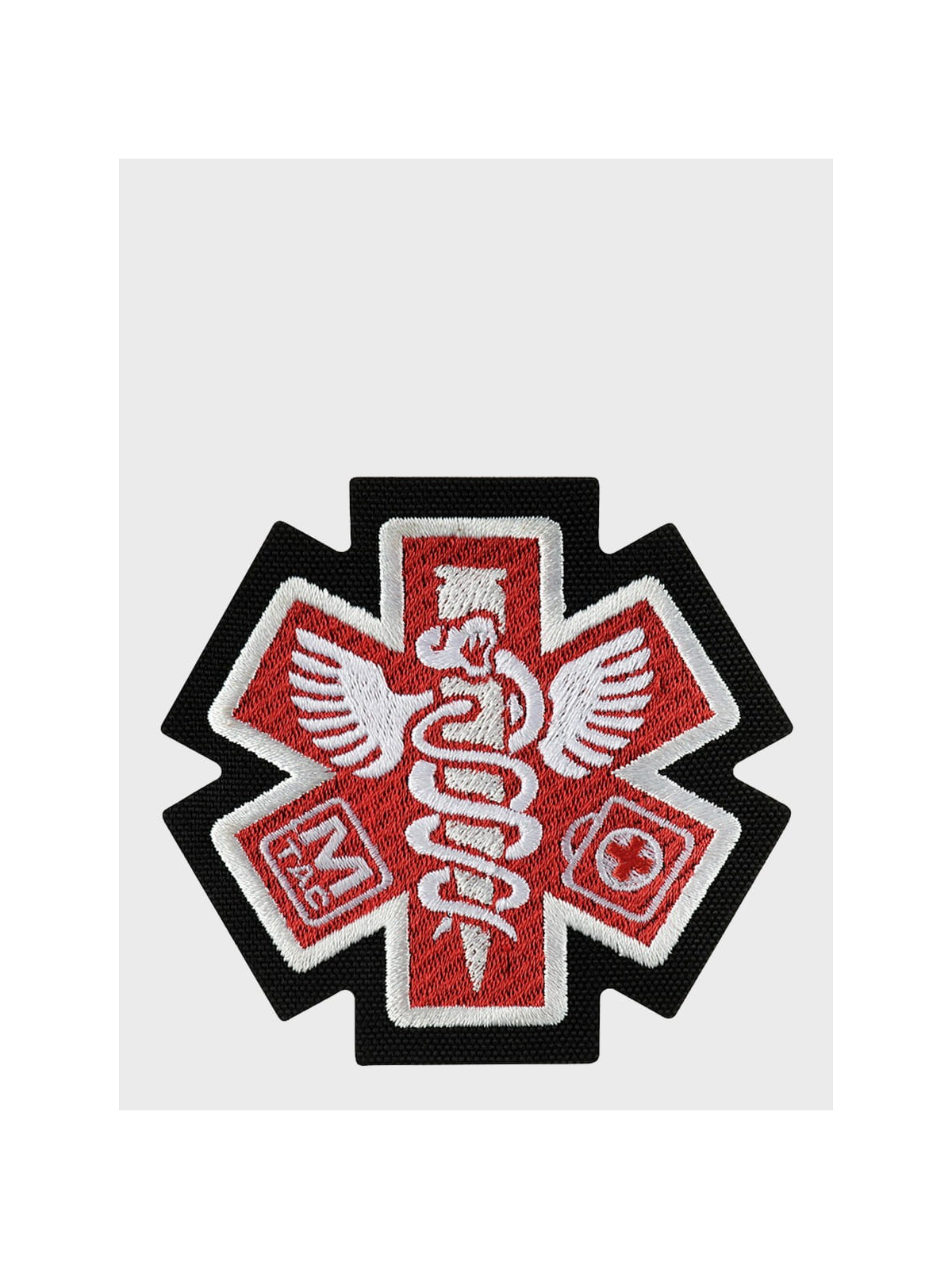 M-TAC NASZYWKA PARAMEDIC HAFTOWANA CZERWONA