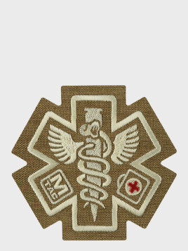 M-TAC NASZYWKA PARAMEDIC HAFTOWANA COYOTE