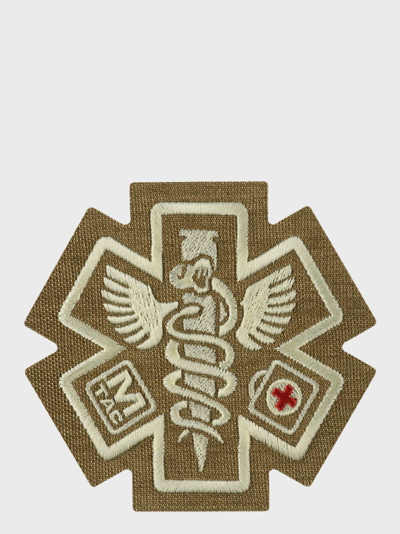M-TAC NASZYWKA PARAMEDIC HAFTOWANA COYOTE