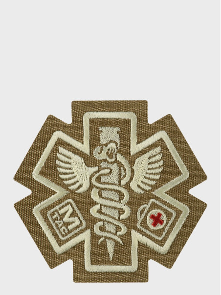 M-TAC NASZYWKA PARAMEDIC HAFTOWANA COYOTE