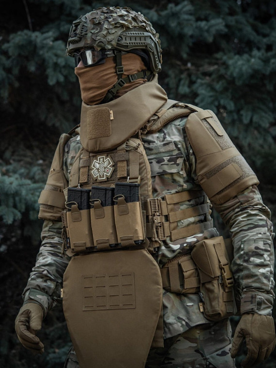 M-TAC NASZYWKA PARAMEDIC HAFTOWANA COYOTE