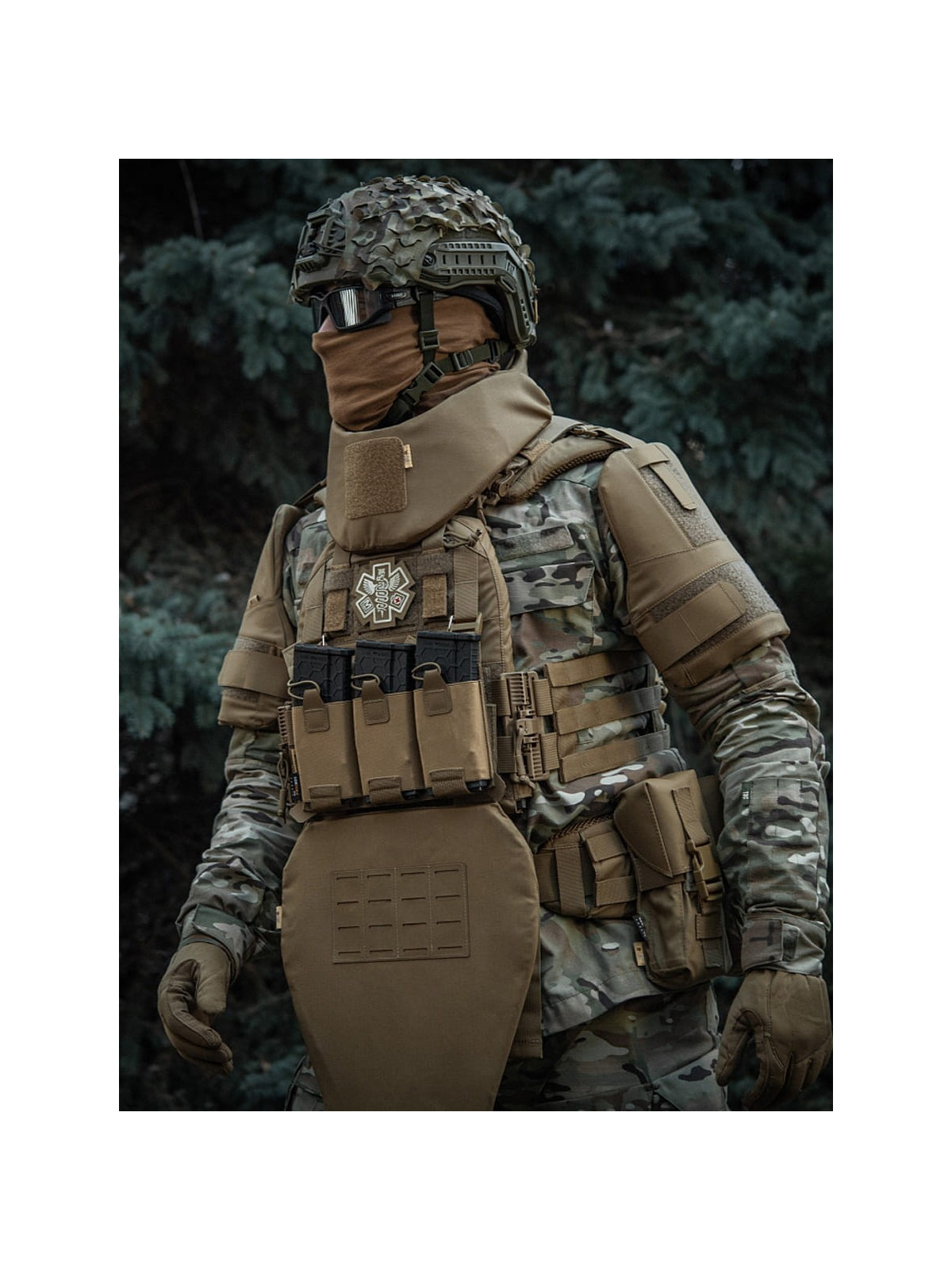 M-TAC NASZYWKA PARAMEDIC HAFTOWANA COYOTE