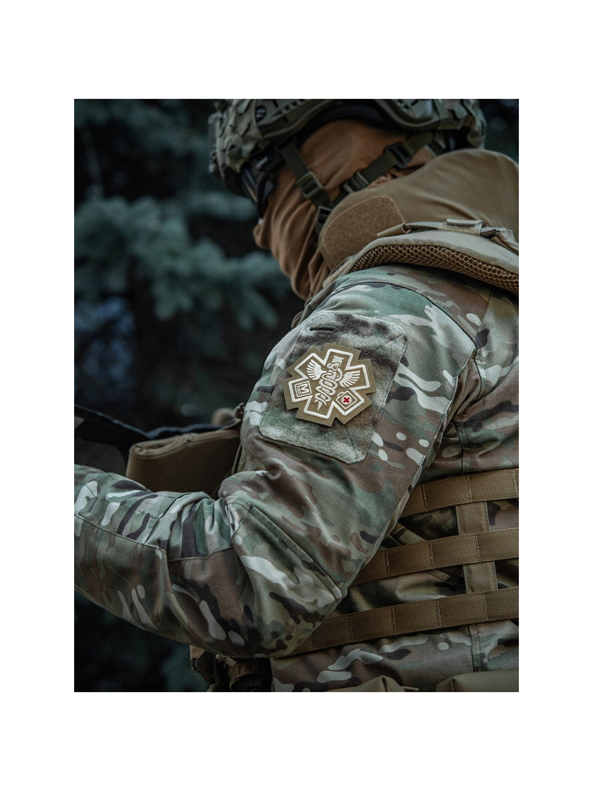 M-TAC NASZYWKA PARAMEDIC HAFTOWANA COYOTE