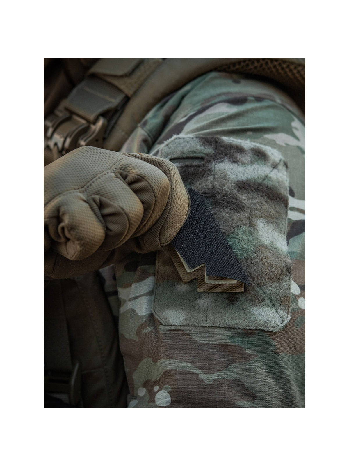 M-TAC NASZYWKA PARAMEDIC HAFTOWANA COYOTE