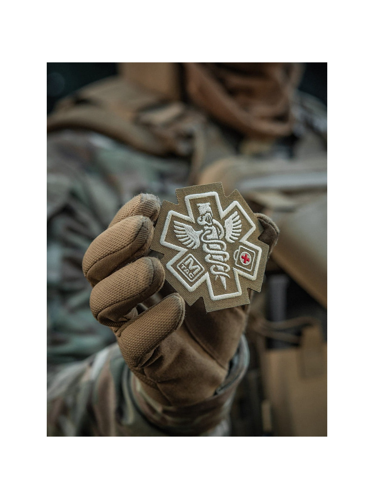M-TAC NASZYWKA PARAMEDIC HAFTOWANA COYOTE
