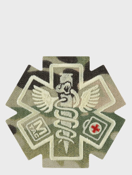 M-TAC NASZYWKA PARAMEDIC HAFTOWANA MULTICAM