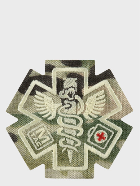 M-TAC NASZYWKA PARAMEDIC HAFTOWANA MULTICAM