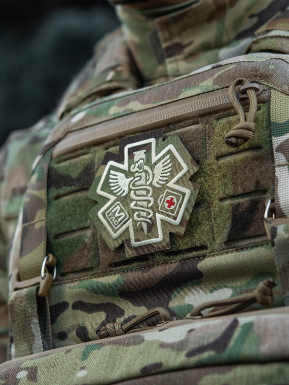 M-TAC NASZYWKA PARAMEDIC HAFTOWANA MULTICAM
