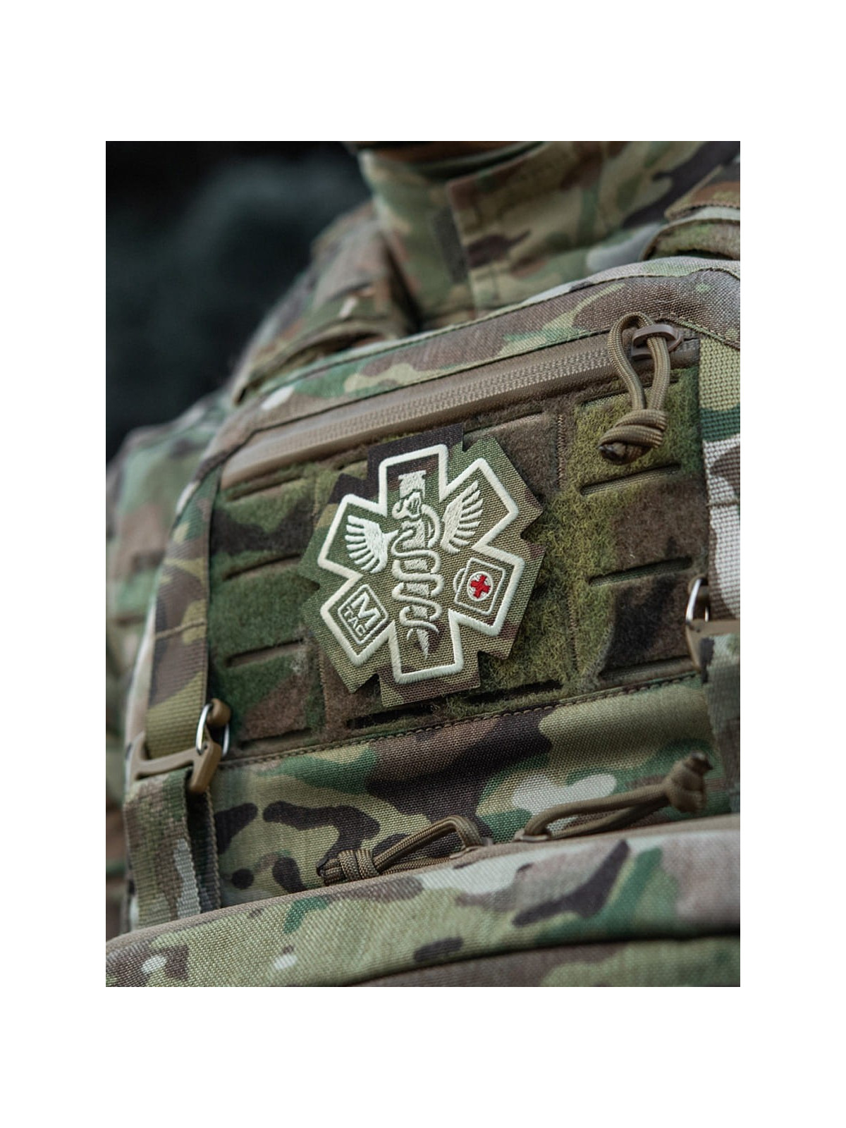 M-TAC NASZYWKA PARAMEDIC HAFTOWANA MULTICAM