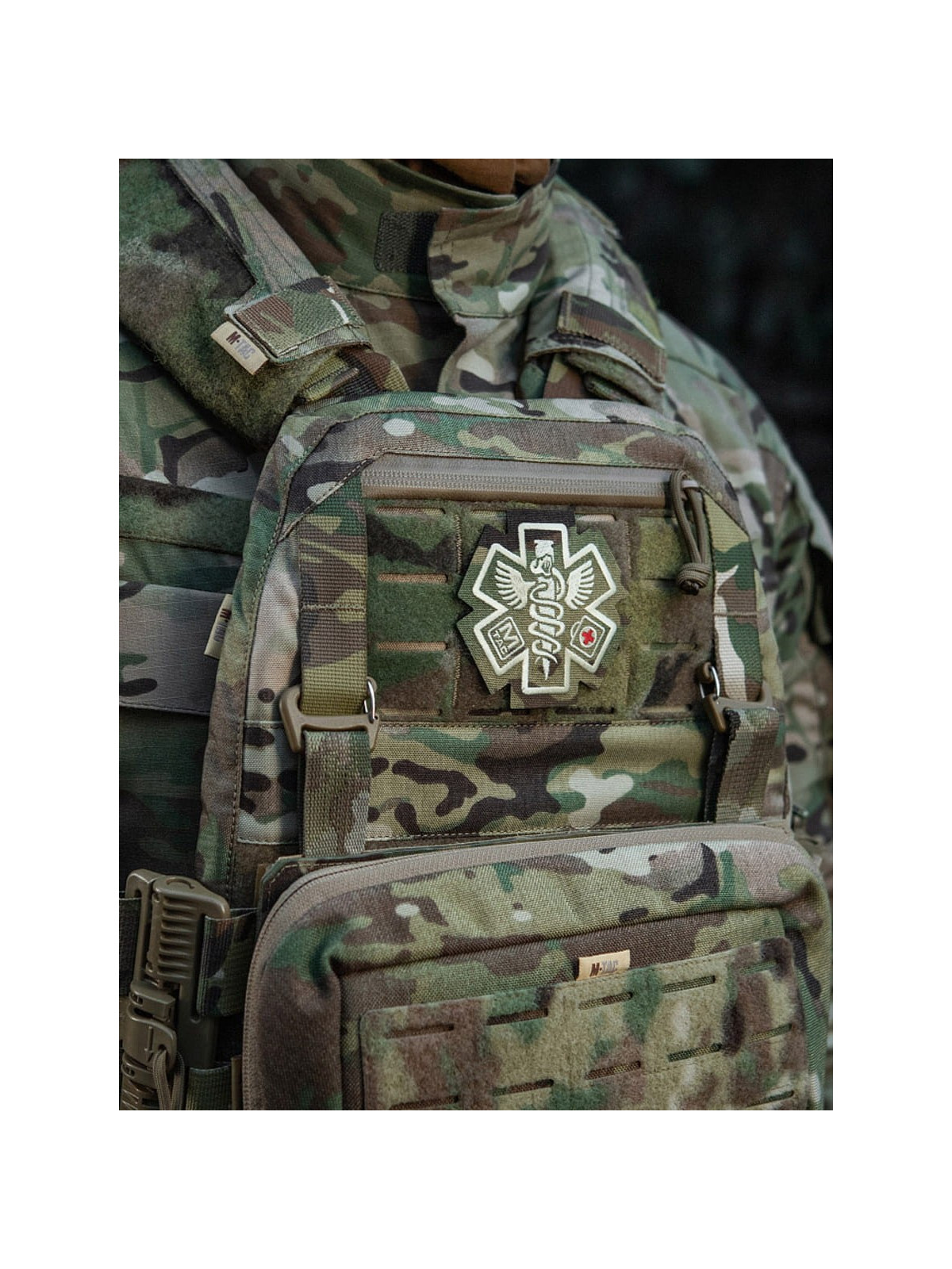 M-TAC NASZYWKA PARAMEDIC HAFTOWANA MULTICAM