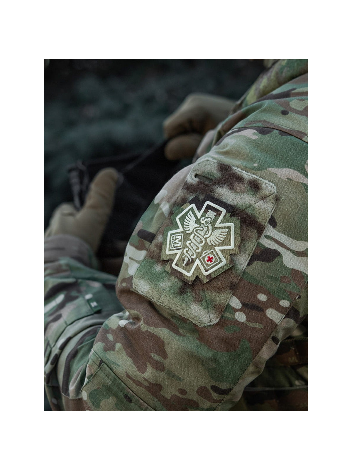 M-TAC NASZYWKA PARAMEDIC HAFTOWANA MULTICAM