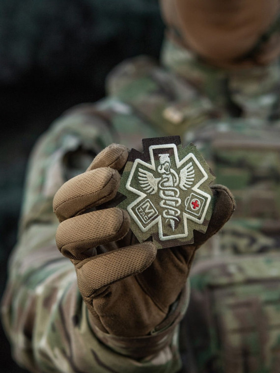 M-TAC NASZYWKA PARAMEDIC HAFTOWANA MULTICAM