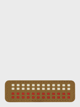M-TAC Naszywka Flaga Polska Mini Kwadraty Laser Cut 25x80mm Coyote