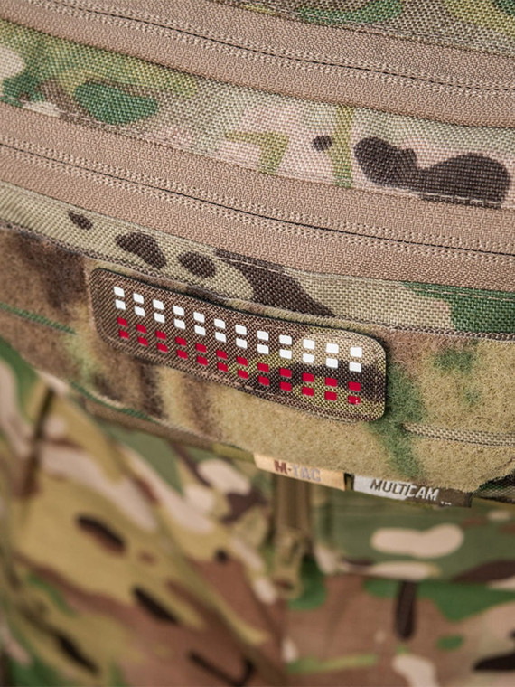 M-TAC Naszywka Flaga Polska Mini Kwadraty Laser Cut 25x80mm Multicam