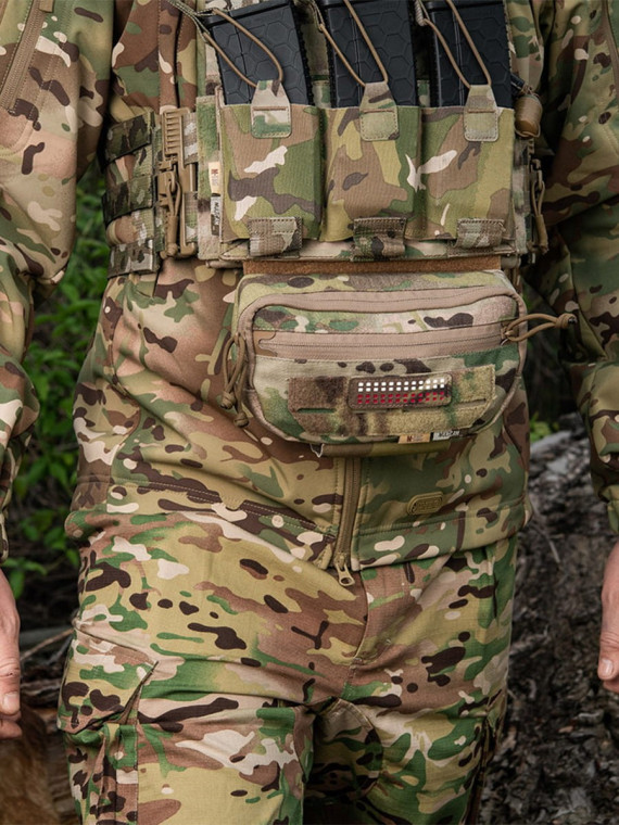 M-TAC Naszywka Flaga Polska Mini Kwadraty Laser Cut 25x80mm Multicam