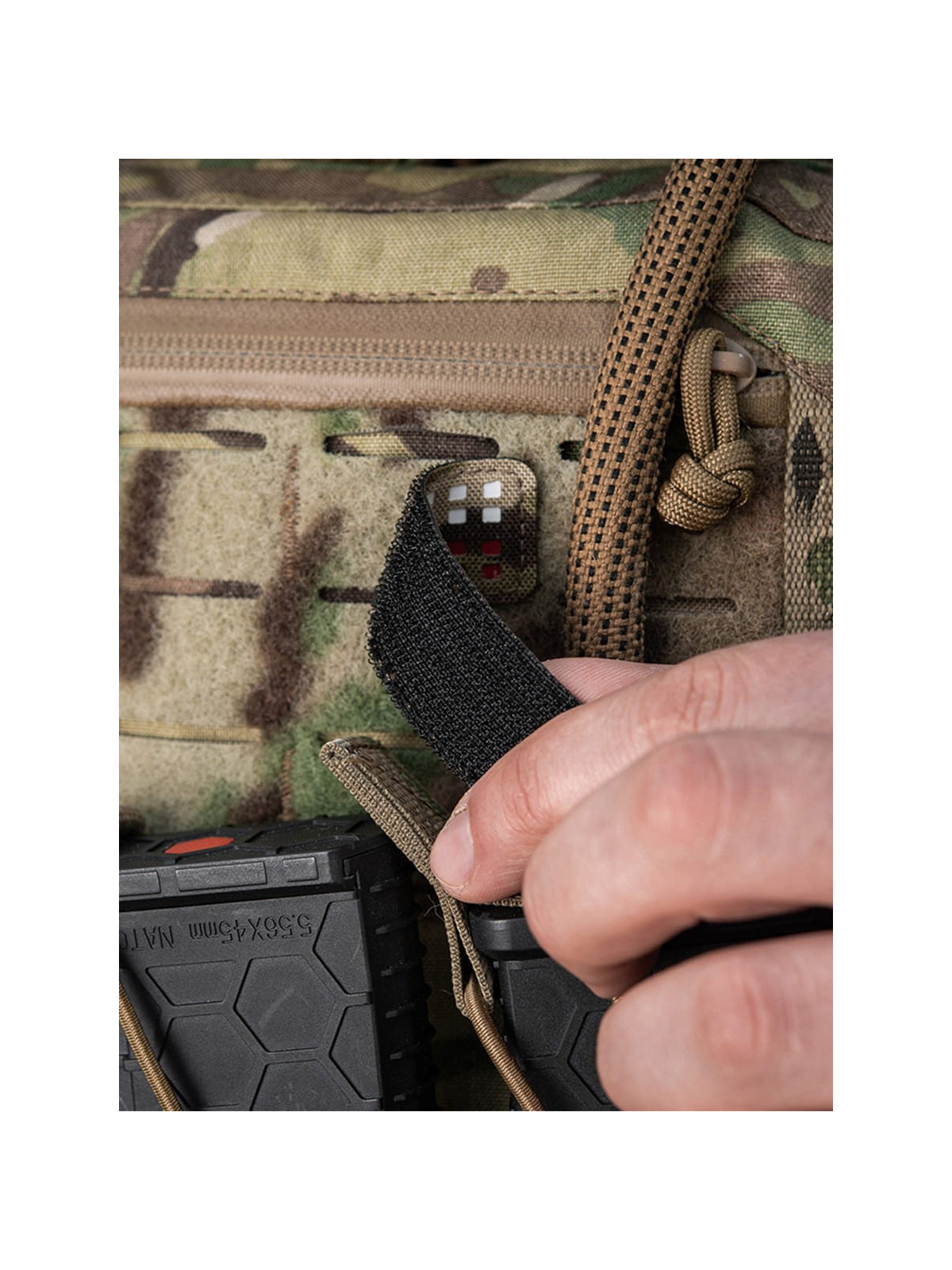 M-TAC Naszywka Flaga Polska Mini Kwadraty Laser Cut 25x80mm Multicam