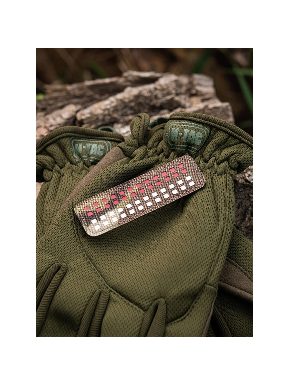 M-TAC Naszywka Flaga Polska Mini Kwadraty Laser Cut 25x80mm Multicam