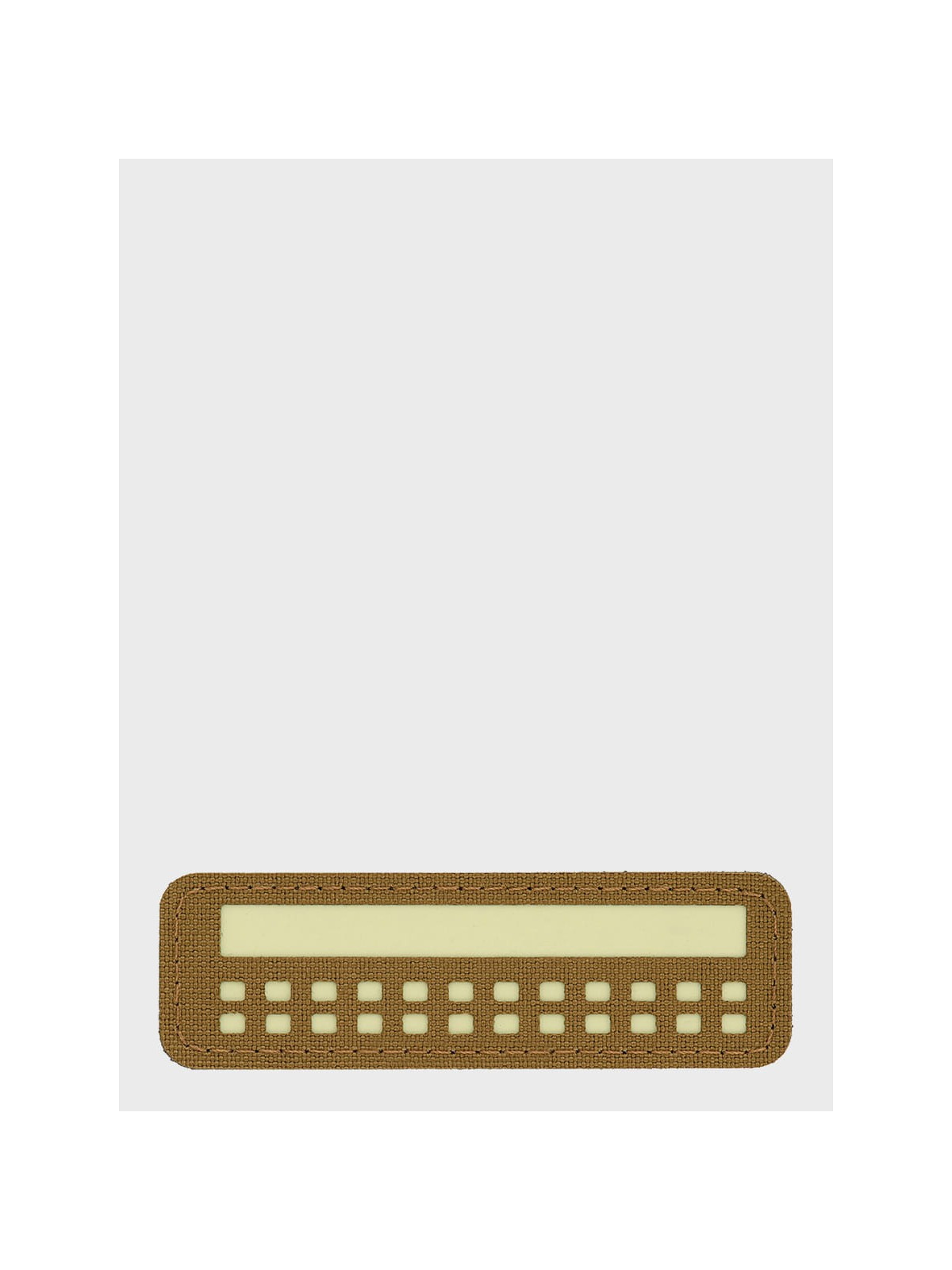 M-TAC Naszywka Flaga Polska Mini Kwadraty Laser Cut 25x80mm Coyote-Fluorescencyjny