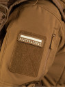 M-TAC Naszywka Flaga Polska Mini Kwadraty Laser Cut 25x80mm Coyote-Fluorescencyjny