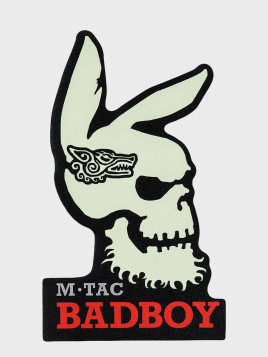 M-TAC NASZYWKA BAD BOY TATTOO CZARNA FLUORESCENCYJNA
