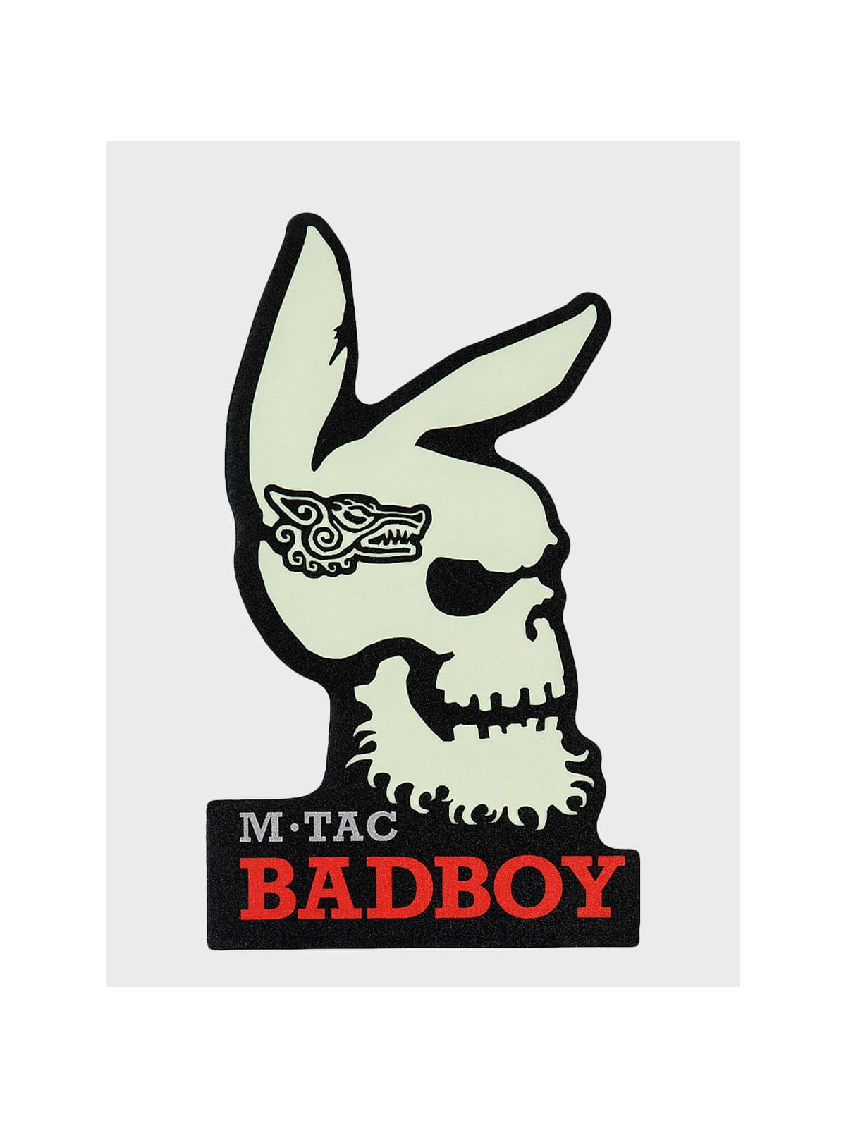 M-TAC NASZYWKA BAD BOY TATTOO CZARNA FLUORESCENCYJNA