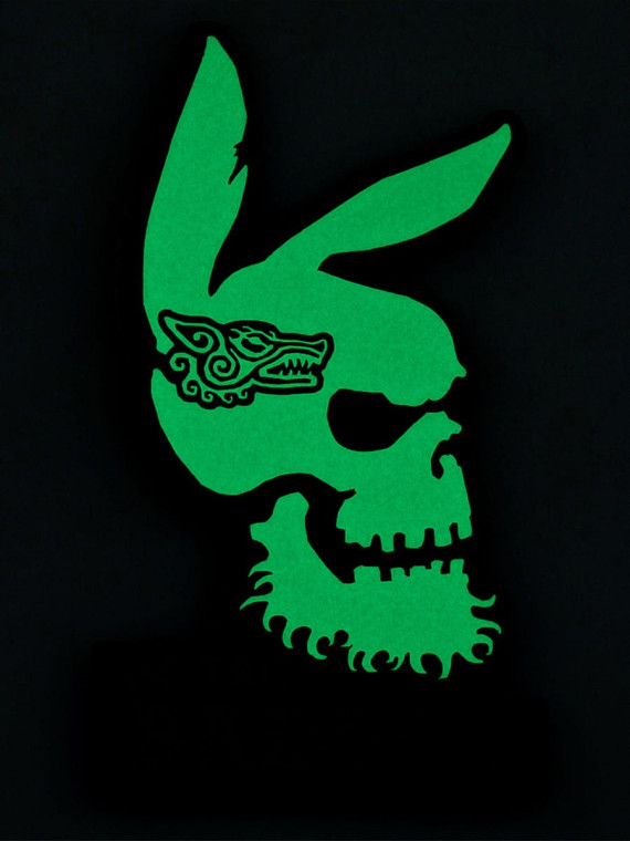 M-TAC NASZYWKA BAD BOY TATTOO CZARNA FLUORESCENCYJNA
