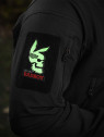 M-TAC NASZYWKA BAD BOY TATTOO CZARNA FLUORESCENCYJNA