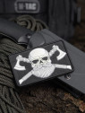 M-TAC NASZYWKA BEARDED SKULL 3D PVC CZARNO-BIAŁA