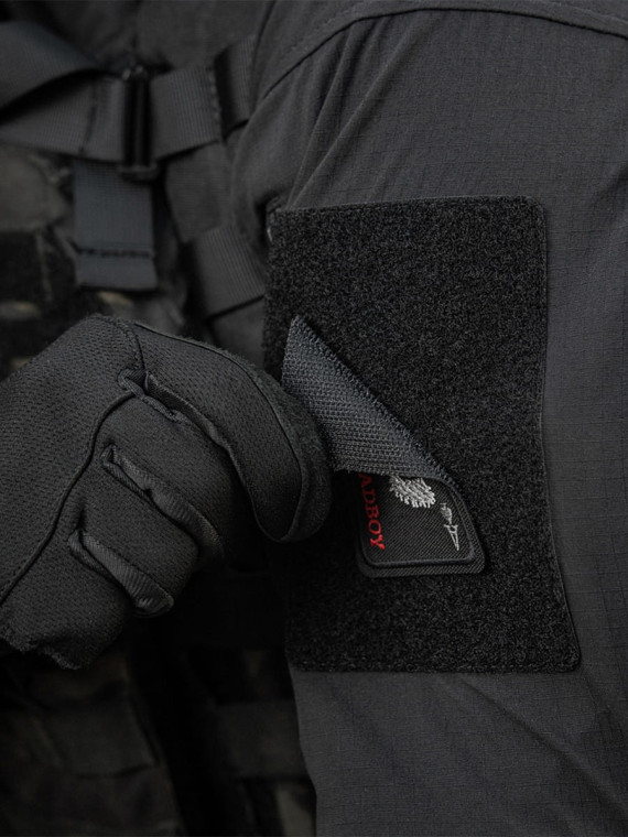M-TAC NASZYWKA BAD BOY HAFTOWANA CZARNA