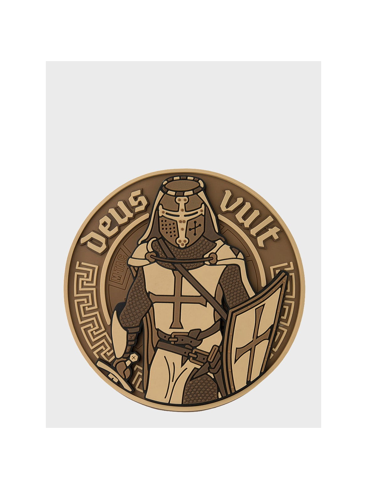 M-TAC Naszywka 3d Deus Vult PVC Coyote