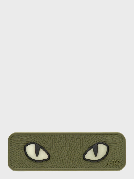 M-TAC NASZYWKA CAT EYES 3D PVC OLIWKOWA FLUORESCENCYJNA