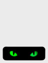 M-TAC NASZYWKA CAT EYES 3D PVC OLIWKOWA FLUORESCENCYJNA