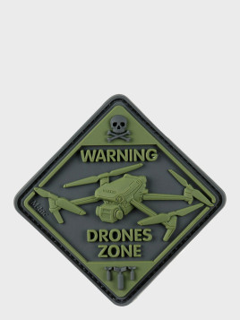 M-TAC NASZYWKA DRONE ZONE PVC OLIWKOWA
