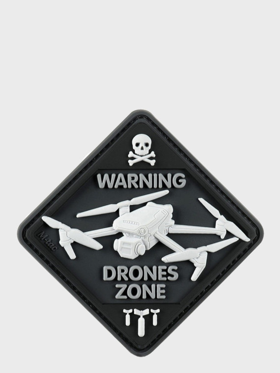 M-TAC NASZYWKA DRONE ZONE PVC CZARNA