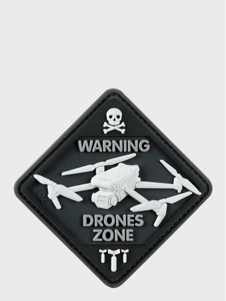 M-TAC NASZYWKA DRONE ZONE PVC CZARNA