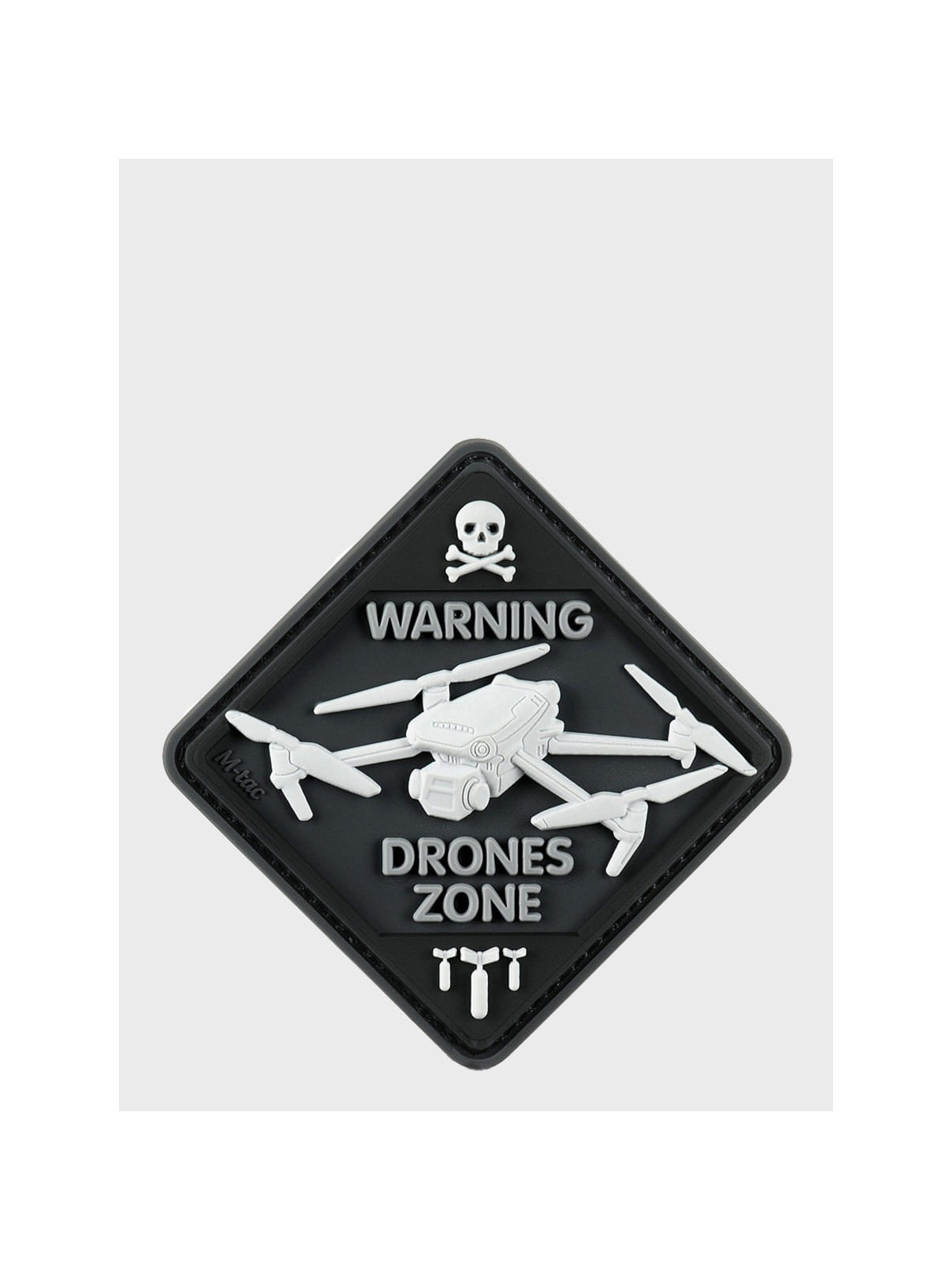 M-TAC NASZYWKA DRONE ZONE PVC CZARNA