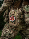 M-TAC Naszywka 3D Paramedic Miś PVC Brązowa