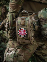 M-TAC Naszywka 3D Paramedic Miś PVC Różowa