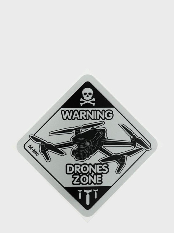 M-TAC Naklejka Drones Zone Large Odblaskowa